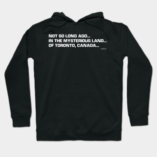 scott pilgrim vs the world, Not so long ago in the mysterious land of toronto Canada Hoodie